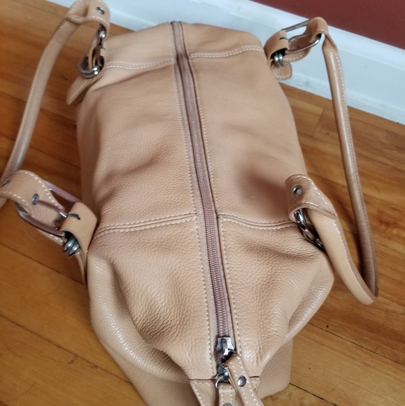 Tan satchel handbag - Picture 2 of 6